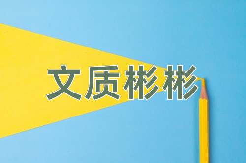 成语文质彬彬