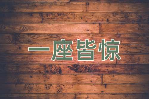 成语一座皆惊
