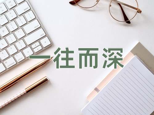 成语一往而深