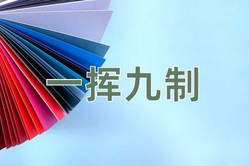 成语一挥九制