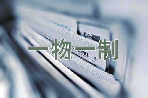 成语一物一制