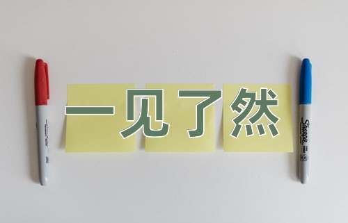 成语一见了然
