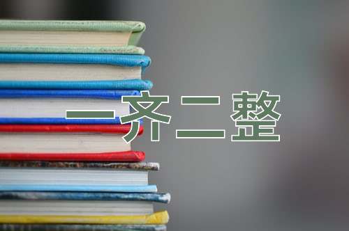 成语一齐二整