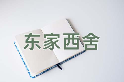 成语东家西舍