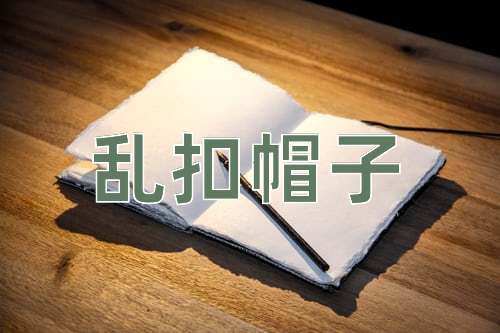 成语乱扣帽子