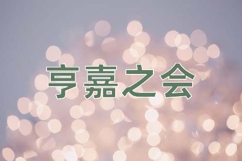 成语亨嘉之会