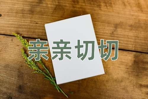 成语亲亲切切
