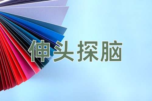 成语伸头探脑
