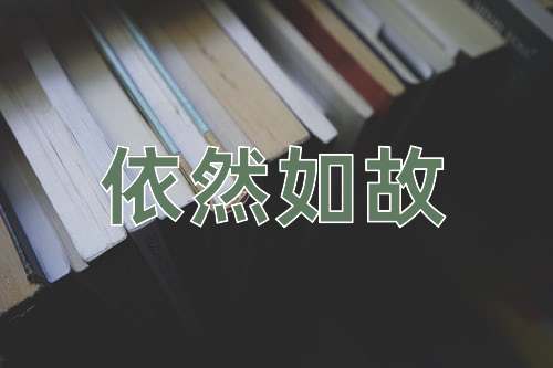 成语依然如故