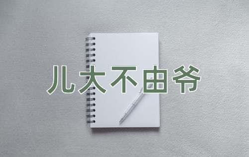 成语儿大不由爷