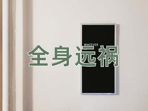 成语全身远祸