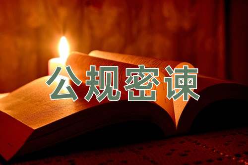 成语公规密谏
