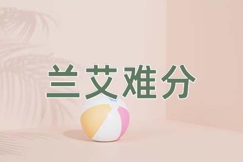 成语兰艾难分