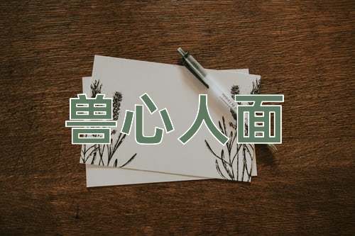 成语兽心人面