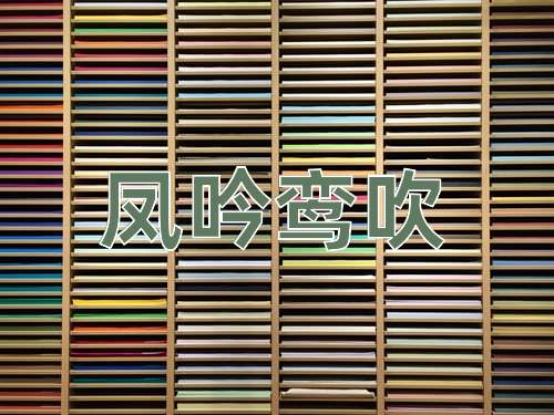 成语凤吟鸾吹