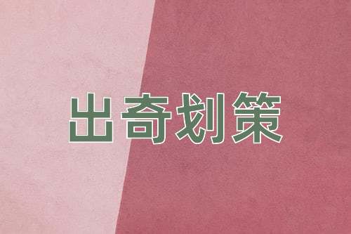 成语出奇划策