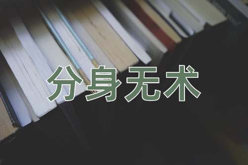 成语分身无术