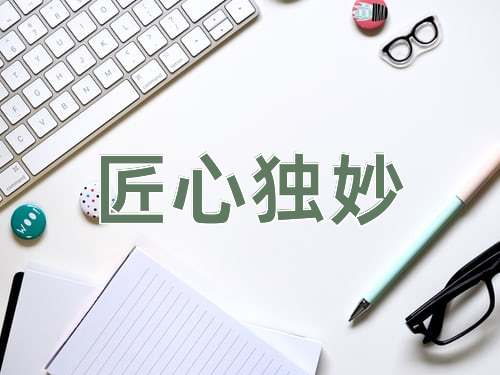 成语匠心独妙