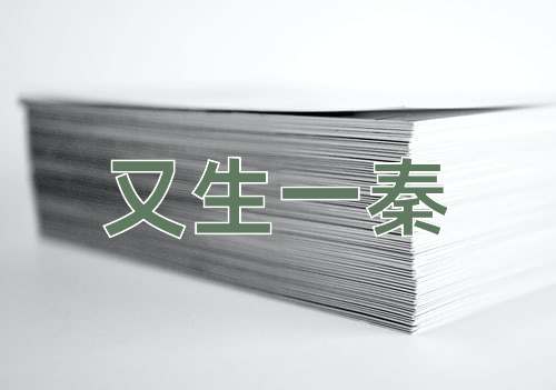成语又生一秦