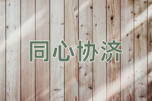 成语同心协济