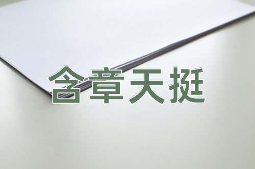 成语含章天挺
