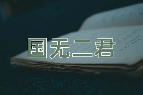 成语国无二君