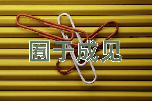 成语囿于成见
