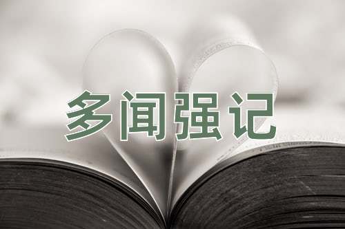 成语多闻强记