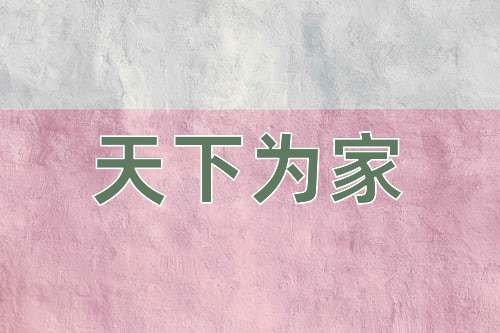 成语天下为家