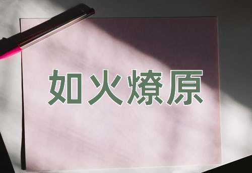 成语如火燎原