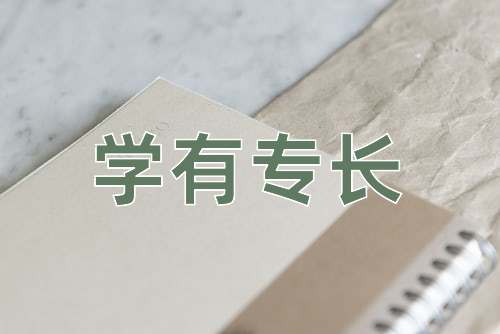 成语学有专长