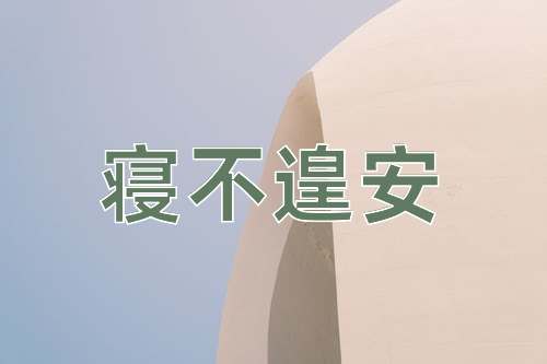 成语寝不遑安
