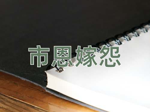 成语市恩嫁怨