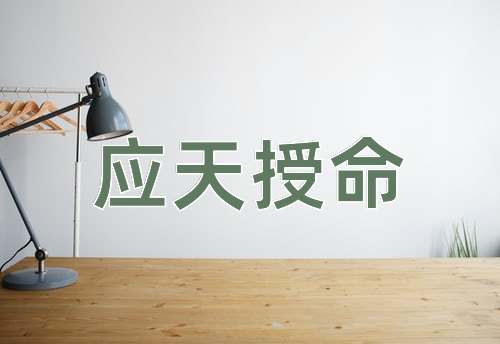 成语应天授命