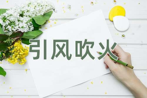 成语引风吹火