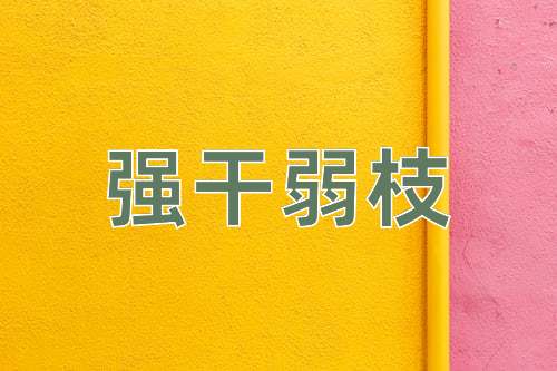 成语强干弱枝