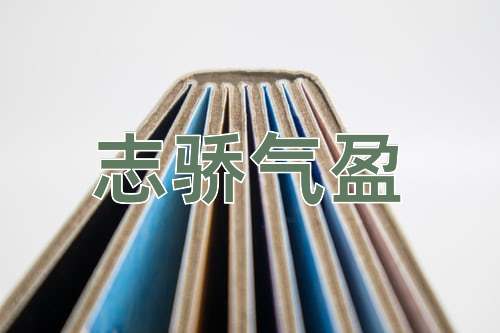 成语志骄气盈