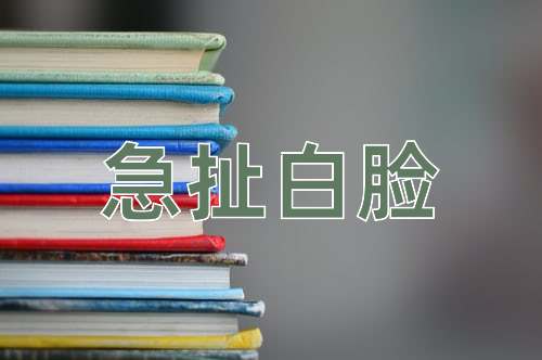成语急扯白脸