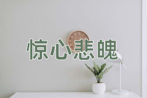 成语惊心悲魄