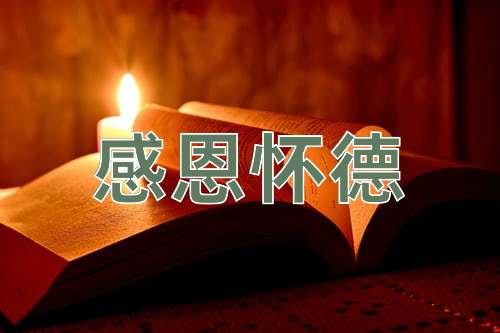 成语感恩怀德
