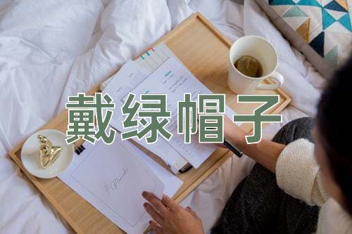 成语戴绿帽子