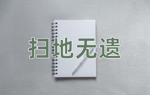 成语扫地无遗
