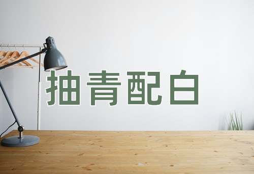 成语抽青配白
