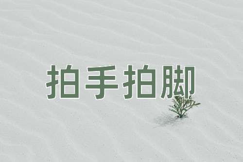 成语拍手拍脚