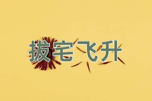 成语拔宅飞升
