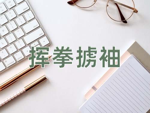 成语挥拳掳袖