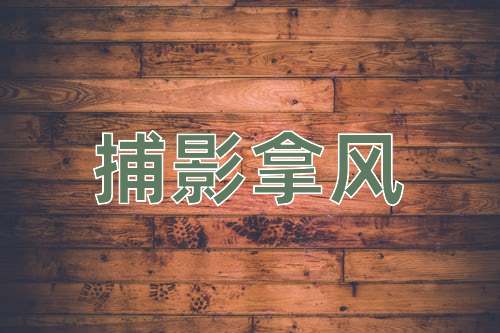 成语捕影拿风