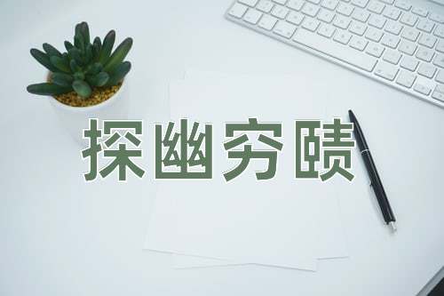 成语探幽穷赜