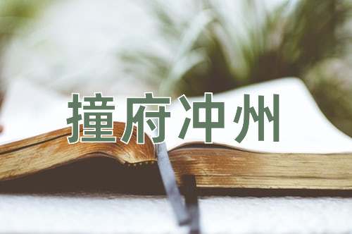 成语撞府冲州