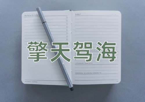 成语擎天驾海